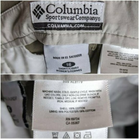 Columbia Pants Women's Khaki Utility Outdoor - Picture 4 of 4